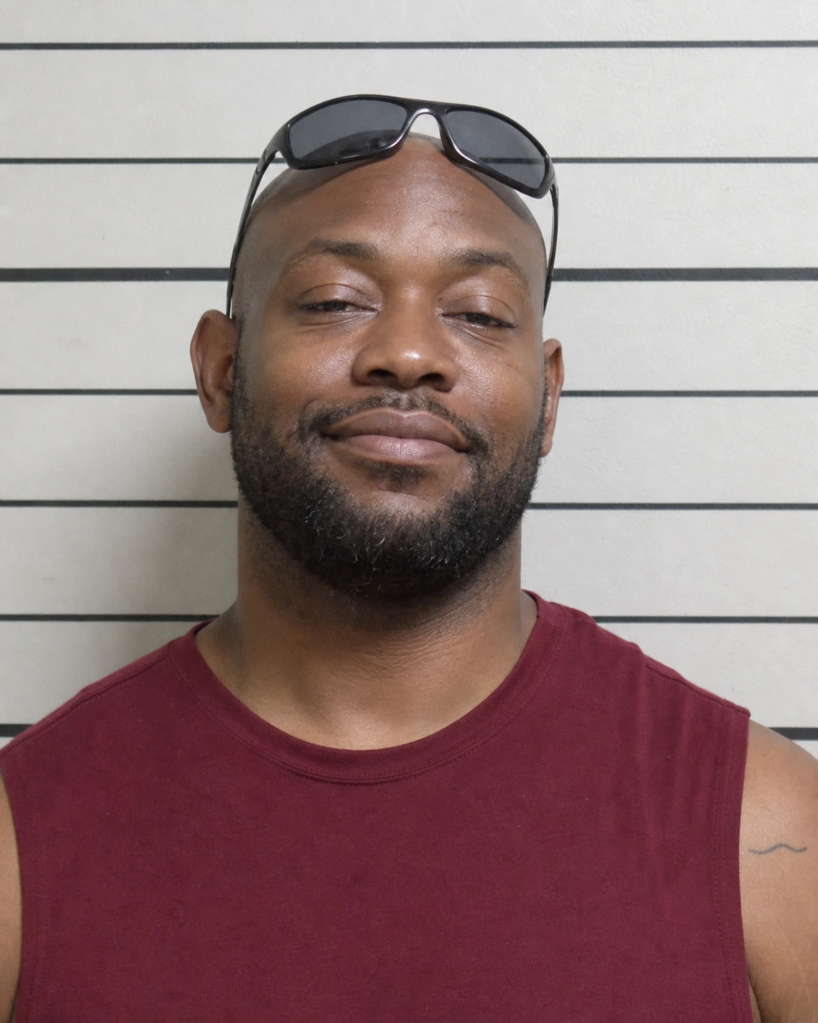 Fictional Florida Man mugshot photo — booking photo mockup for the generator