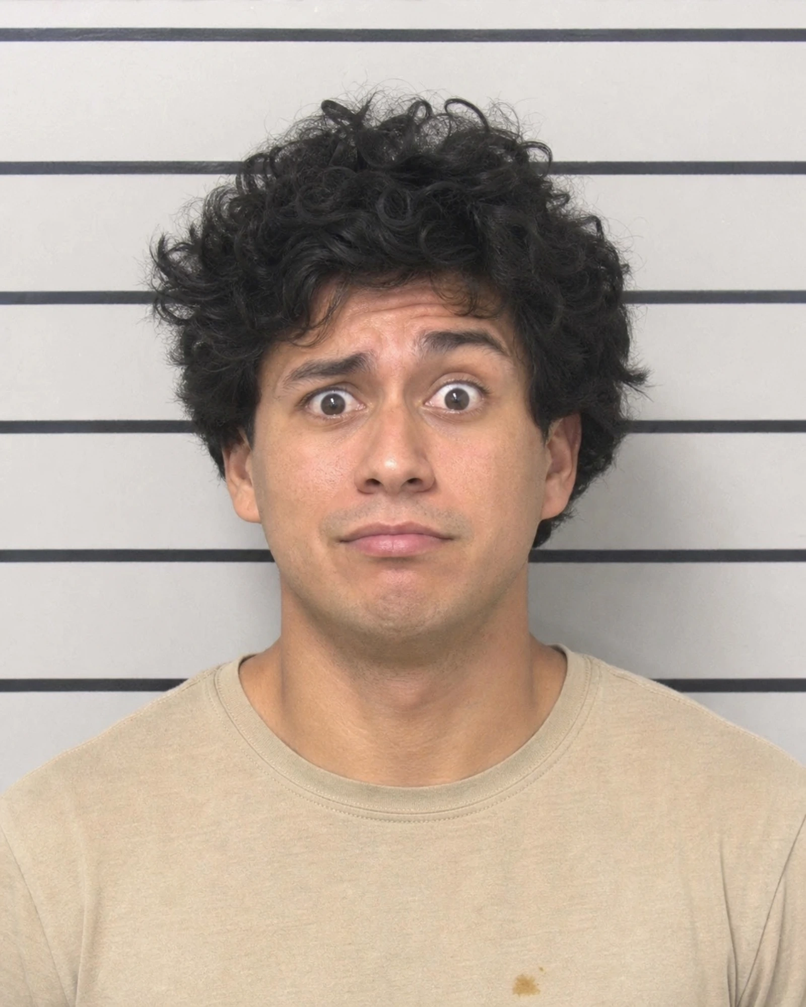 Fictional Florida Man mugshot photo — booking photo mockup for the generator