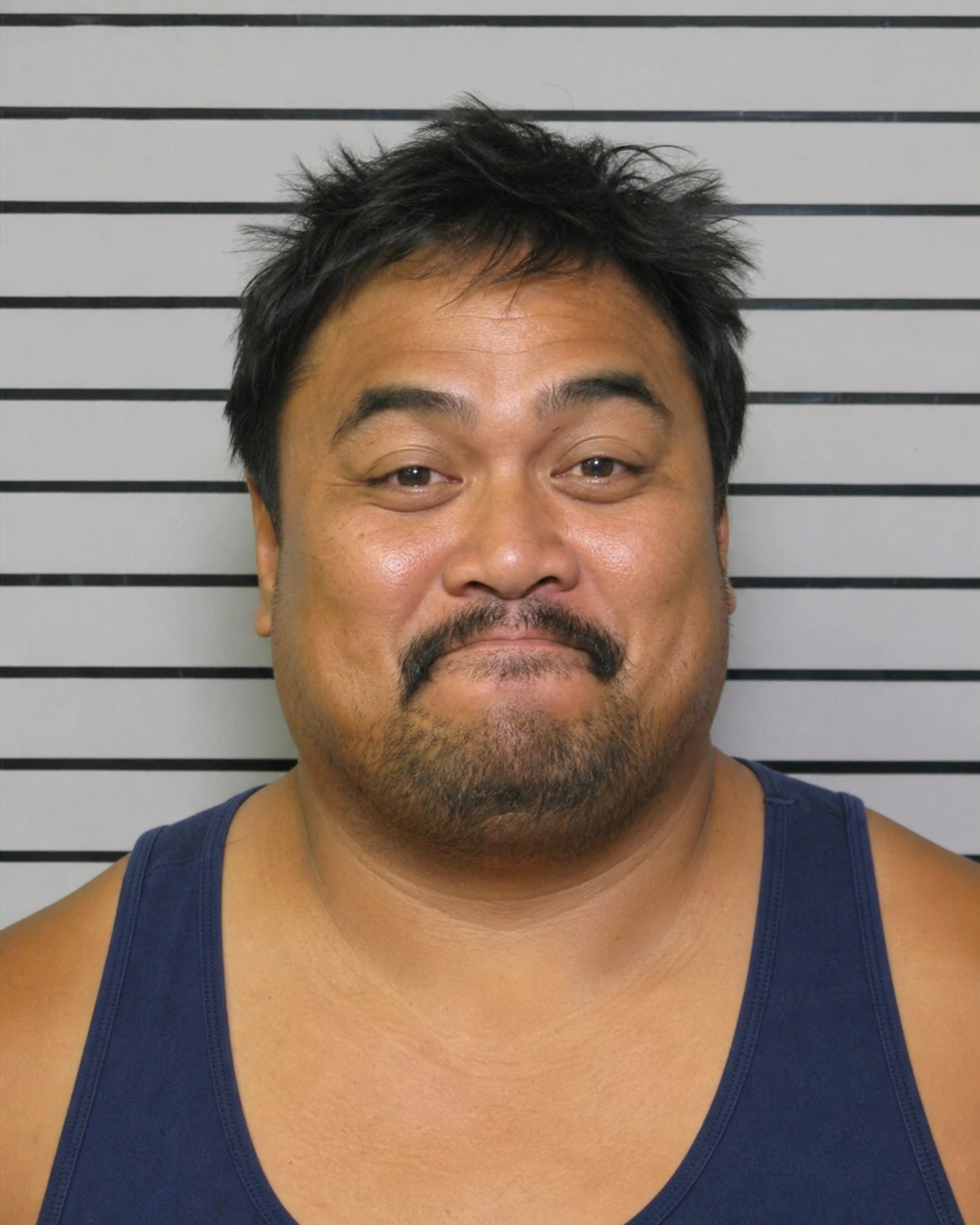 Fictional Florida Man mugshot photo — booking photo mockup for the generator