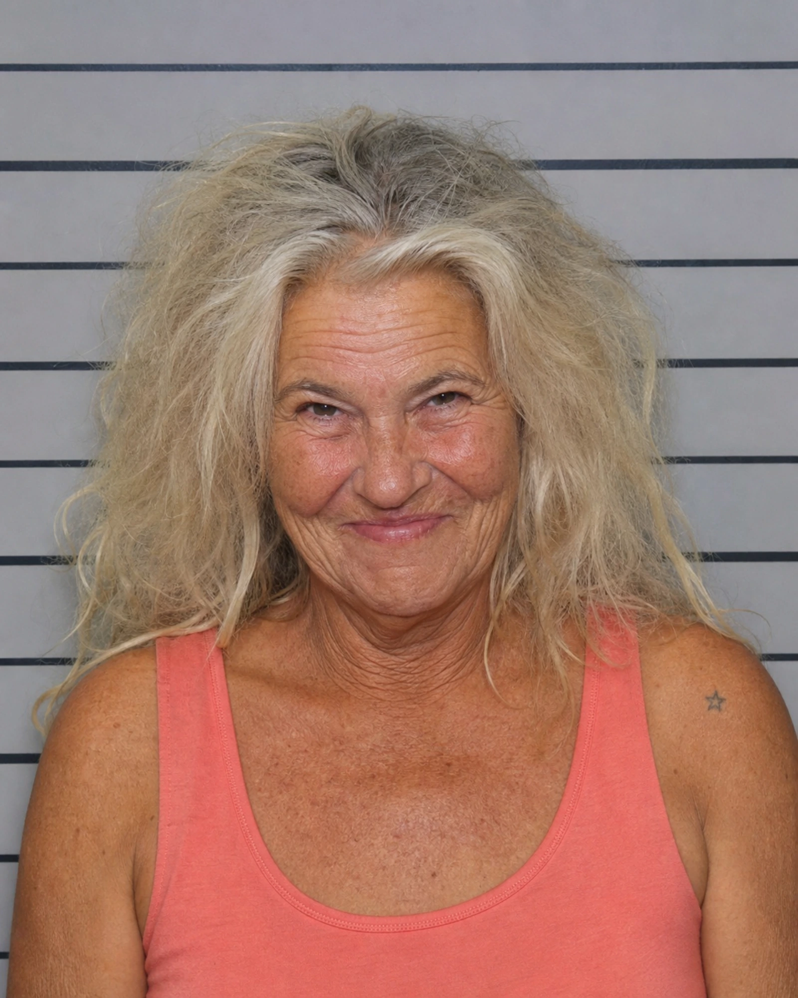 Fictional Florida Man mugshot photo — booking photo mockup for the generator