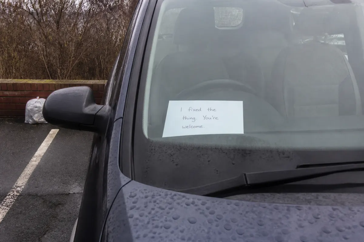 The polite note