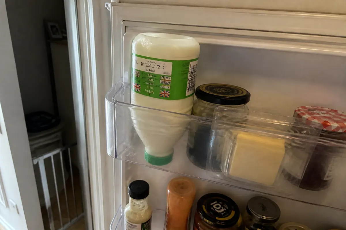 The upside-down milk