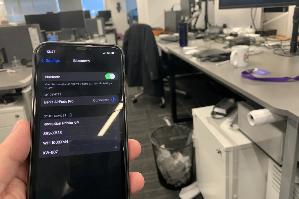 Phantom Bluetooth device