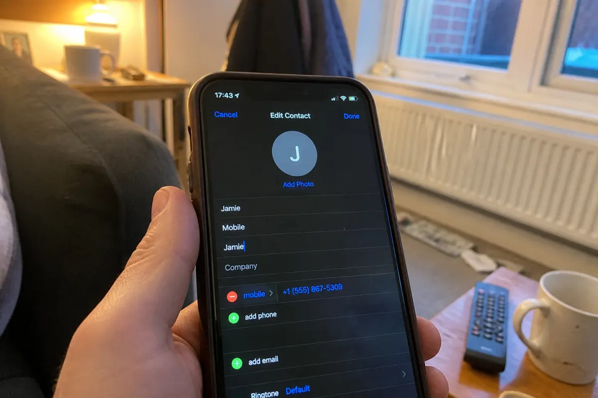 Contact rename