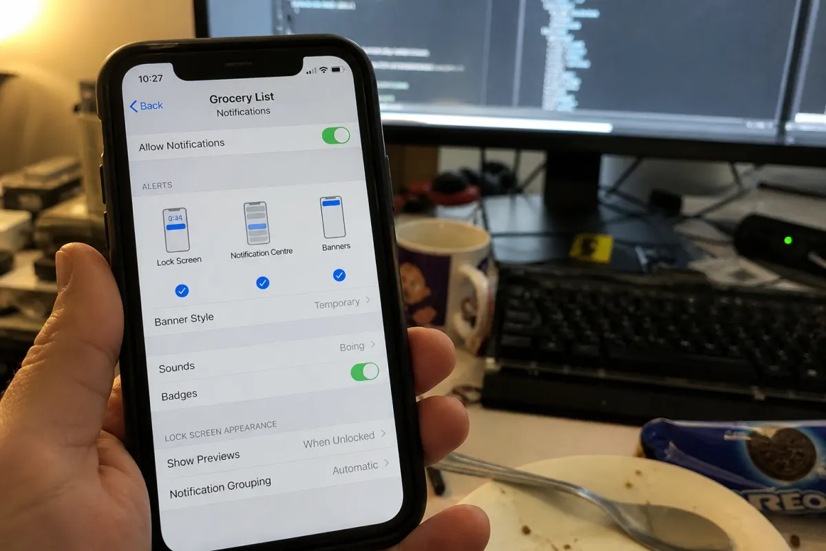 Notification sound swap