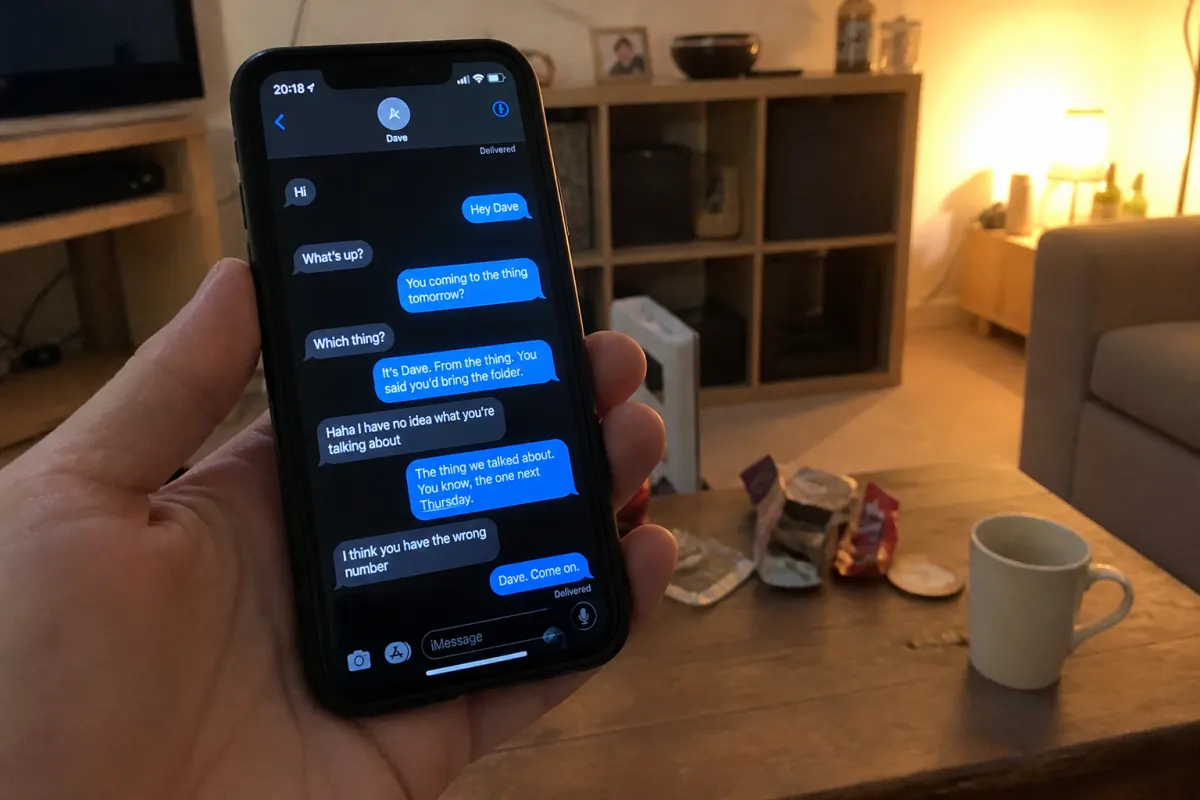 Wrong-number commitment