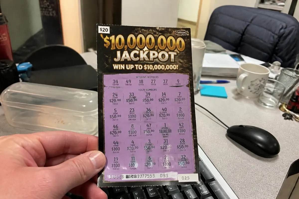 The fake lottery ticket