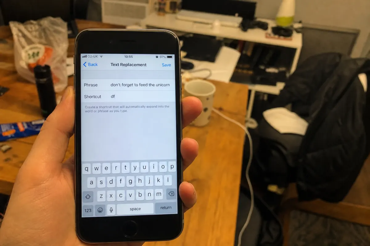 Autocorrect trap