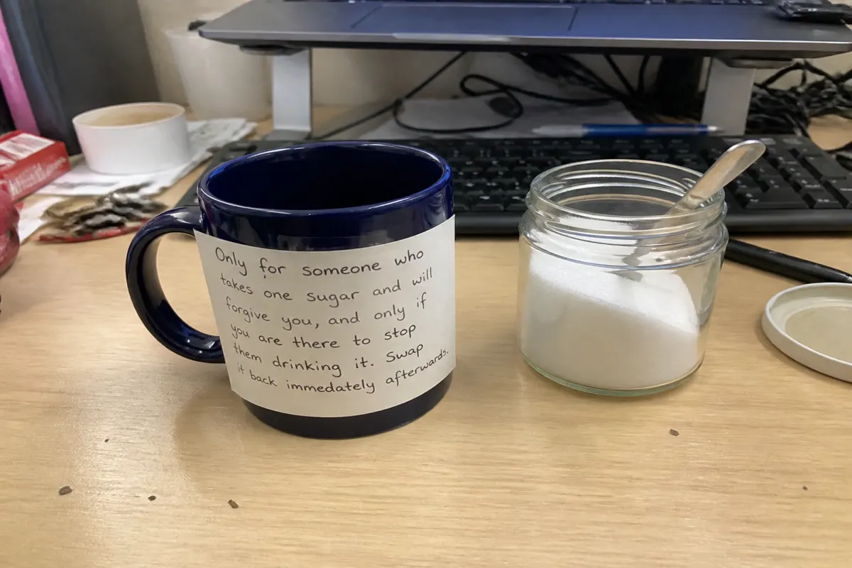 Salt in the sugar bowl