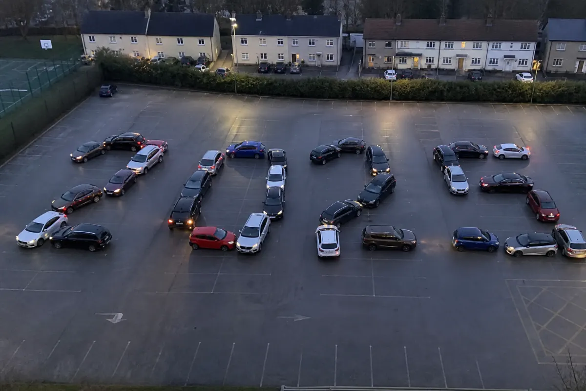 Car park spell-out