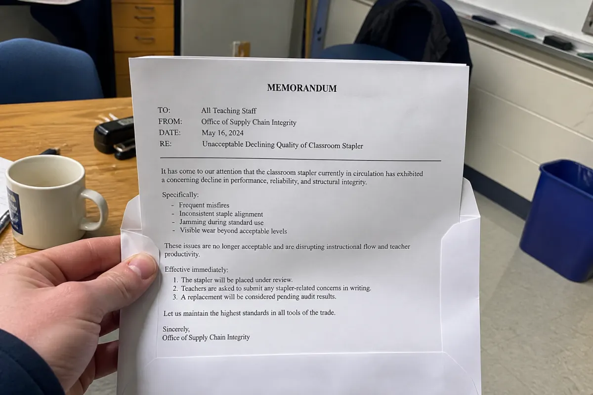 The formal complaint